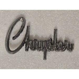 OEM Vintage CHRYSLER 300 TRUNK LID SCRIPT EMBLEM Badge 60s Logo